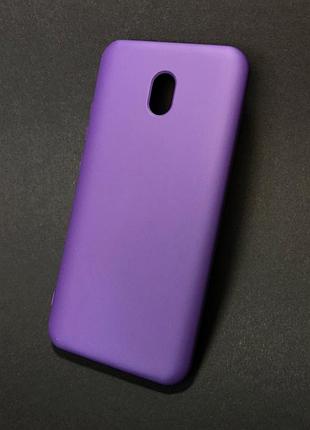 Чохол силіконовий для телефону xiaomi redmi 8a silicone soft silky no16 violet 4you