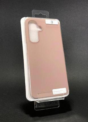 Чехол силиконовый для телефона samsung a56 silicone orig full №3 pink sand 4you