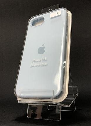Чехол силиконовый для iphone 16e silicone case orig full №45 sky blue 4you