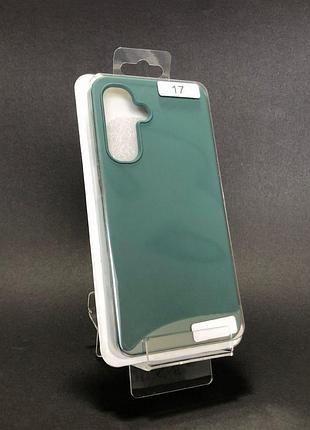 Чехол силиконовый для телефона samsung a56 silicone orig full №17 dark green4you