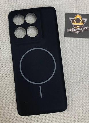 Чехол motorola edge 60 fusion magsafe softtouch мягкий противоударный черный