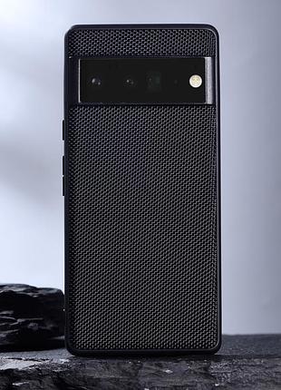 Google pixel 8 чехол woven nylon черный
