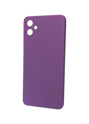 Чехол силиконовый для телефона samsung a06(4g) silicone soft silky no16 violet 4you