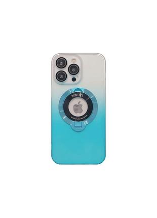 Чохол на телефон неон блакитний iphone 14