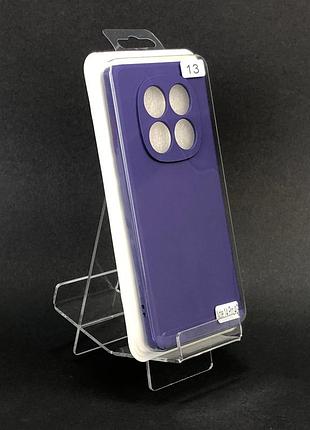 Чехол силиконовый для телефона xiaomi redmi note 14pro(4g) silicone orig full №13 violet 4you