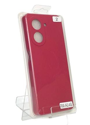 Чехол силиконовый для телефона xiaomi redmi a5(4g) 173mm europe version silicone orig full no2 rose red 4you