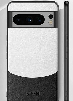 Google pixel 6a чохол leather білий
