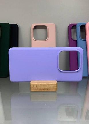 Xiaomi note 14 5g протиударний чохол софт тач бузковий