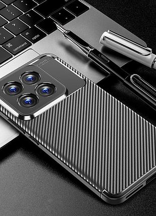 Противоударный чехол autofocus xiaomi 14 pro черный