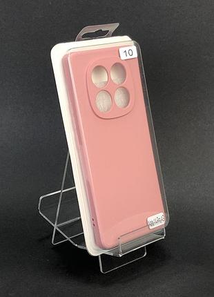 Чехол силиконовый для телефона xiaomi redmi note 14pro(4g) silicone orig full №10 pink 4you