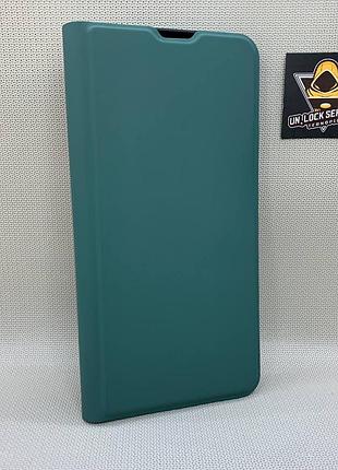 Чохол книжка для samsung galaxy a54 екошкіра зелений