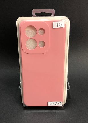 Чехол силиконовый для телефона xiaomi redmi 15c 5g 173mm europe version silicone orig full №10 pink 4you