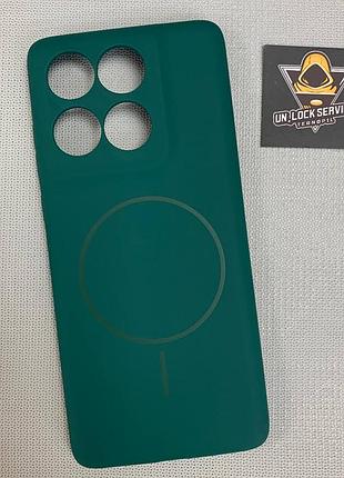 Чехол motorola edge 60 / 60 fusion magsafe softtouch мягкий противоударный зеленый