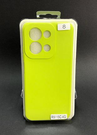 Чехол силиконовый для телефона xiaomi redmi 15c 5g 173mm europe version silicone orig full №8 yellow 4you