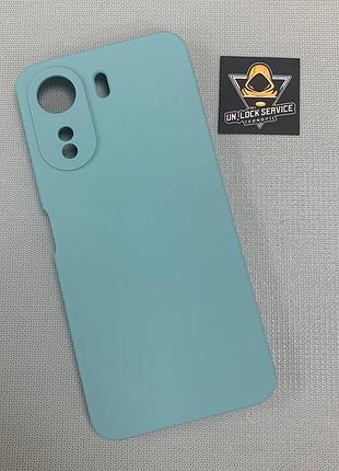 Xiaomi redmi 13c / poco c65 | противоударный чехол | soft touch | голубой