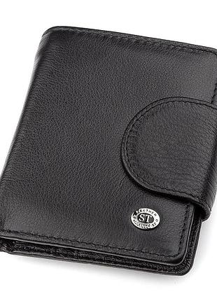 Кошелек женский st leather 18497 (st415) кожаный черный
