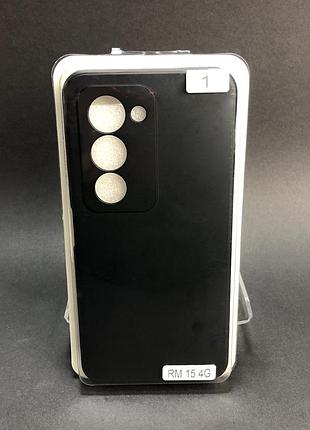 Чехол силиконовый для телефона xiaomi redmi 15 4g 171mm silicone orig full №1 black 4you
