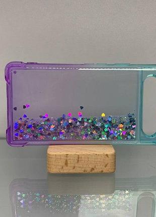 Google pixel 7a glitter silicone противоударный чехол