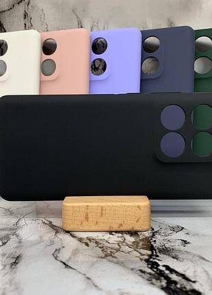 Чехол мягкий противоударный motorola edge 60 pro soft touch черный