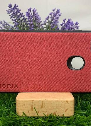 Чохол накладка google pixel 4a тканина червоний