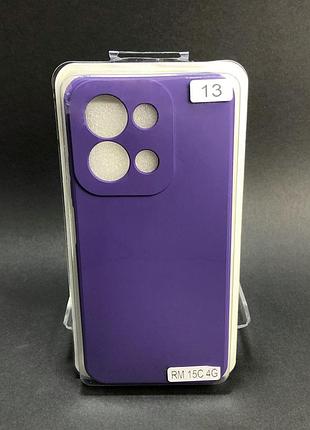 Чехол силиконовый для телефона xiaomi redmi 15c 5g 173mm europe version silicone orig full №13 violet 4you