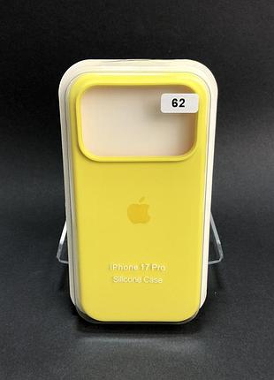 Чехол силиконовый для iphone 17pro silicone case orig full №62 honey 4you