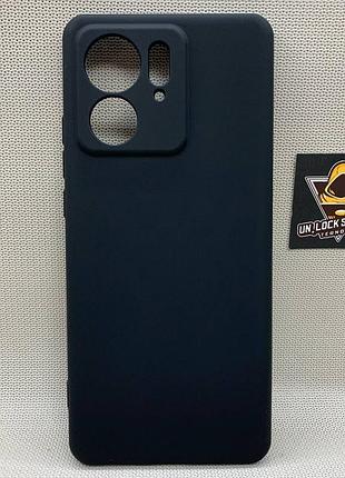 Чехол motorola edge 40 softtouch silicone противоударный чехол софт тач черный