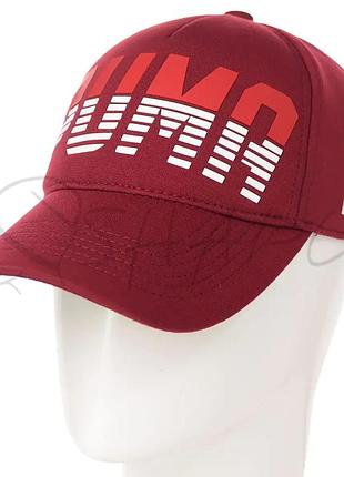 Бейсболка стрейч puma bdh19743 бордовый