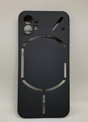 Чехол софттач nothing phone 1 противоударный softtouch silicone черный