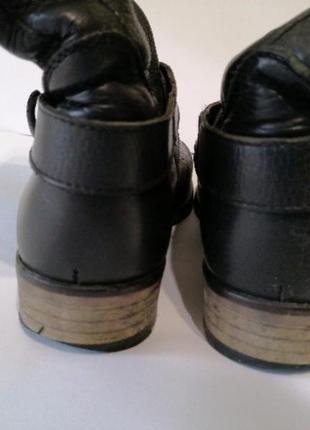 Кажаные козаки ботинки tommy hilfiger3 фото