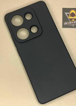 Чехол силиконовый противоударный xiaomi redmi note 14s soft touch черный