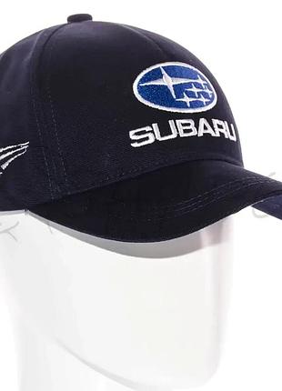 Бейсболка автомобильная кепка с регулировкой из плотного коттона subaru bth20677 белый