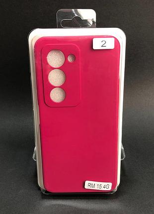Чехол силиконовый для телефона xiaomi redmi 15 4g 171mm silicone orig full №2 rose gold 4you