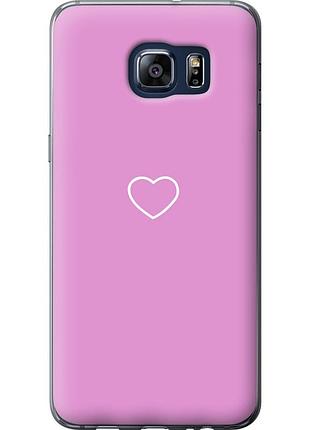 Чохол силіконовий на телефон samsung galaxy s6 edge plus g928 серце 2 "4863u-189-58250"