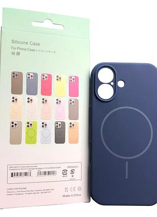 Чехол силиконовый магнитный с магсейф для iphone 17 silicone beats with magsafe №9 amethyst