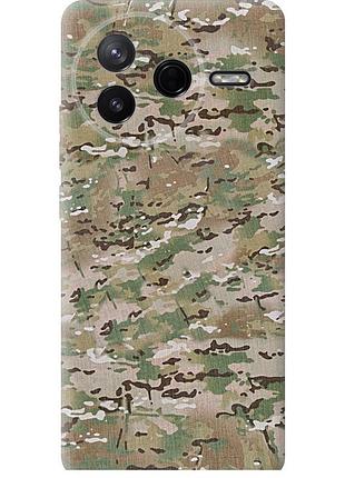 Чехол силиконовый на телефон xiaomi poco f7 pro камуфляж v5 "1201u-4085-58250"