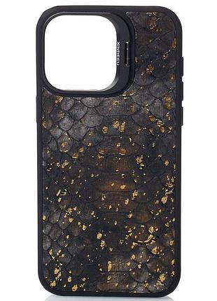 Чехол на iphone 11 черный силиконовый кожа змеи функция подставки чехол для айфон 11
