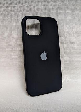 Чехол iphone 12 / 12 pro magsafe softtouch мягкий противоударный черный