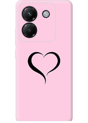 Чехол силиконовый на телефон xiaomi poco m7 pro 5g сердце 1 "4730u-3942-58250"