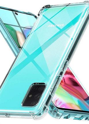 Чохол на samsung galaxy m31s прозорий силіконовий протиударний бронь кути чохол для самсунг галаксі м31с