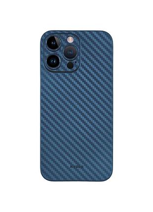 Чехол на iphone 13 pro max синий карбоновая текстура защита камеры тонкий чехол для айфон 13 про макс