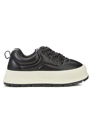 Дитячі кеди 66867 чорні штучна шкіра active sport comfort
