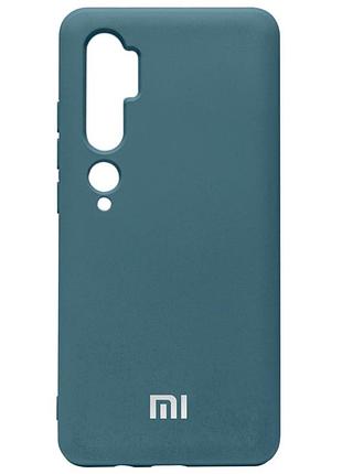 Чохол на xiaomi redmi note 6 pro темно-зелений матовий силіконовий мікрофібра чохол для сяомі редмі ноут 6 про
