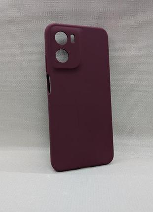 Motorola g05/e15 противоударный чехол софт тач чехол бордо