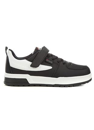 Дитячі кеди 69036 чорні штучна шкіра active sport comfort