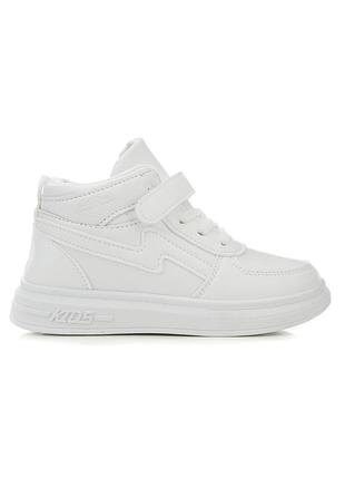 Дитячі кеди 67088 білі штучна шкіра active sport comfort