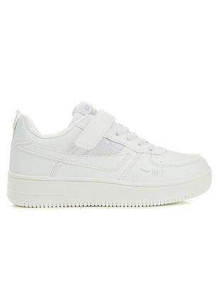 Дитячі кеди 69034 білі штучна шкіра active sport comfort