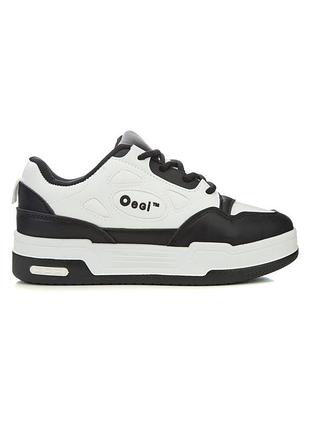 Дитячі кеди 66516 чорні штучна шкіра active sport comfort