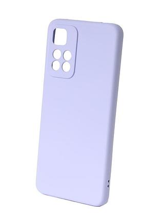 Чохол на xiaomi redmi note 11 pro 5g / xiaomi redmi note 11 pro plus / xiaomi redmi note 11i фіалковий матовий силіконовий