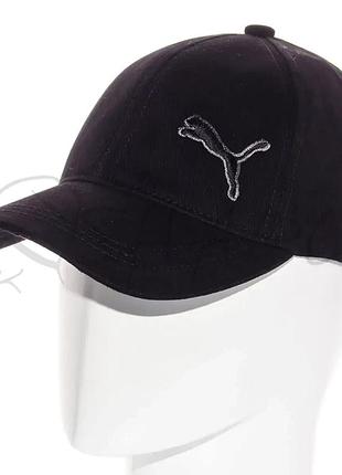 Бейсболка зимняя утепленная флисом на стрейч резинке с вышивкой puma bskhz25541 черный